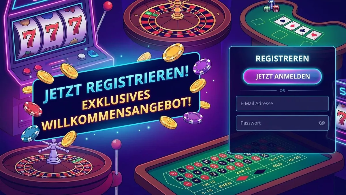 Registrierung mit Bonus